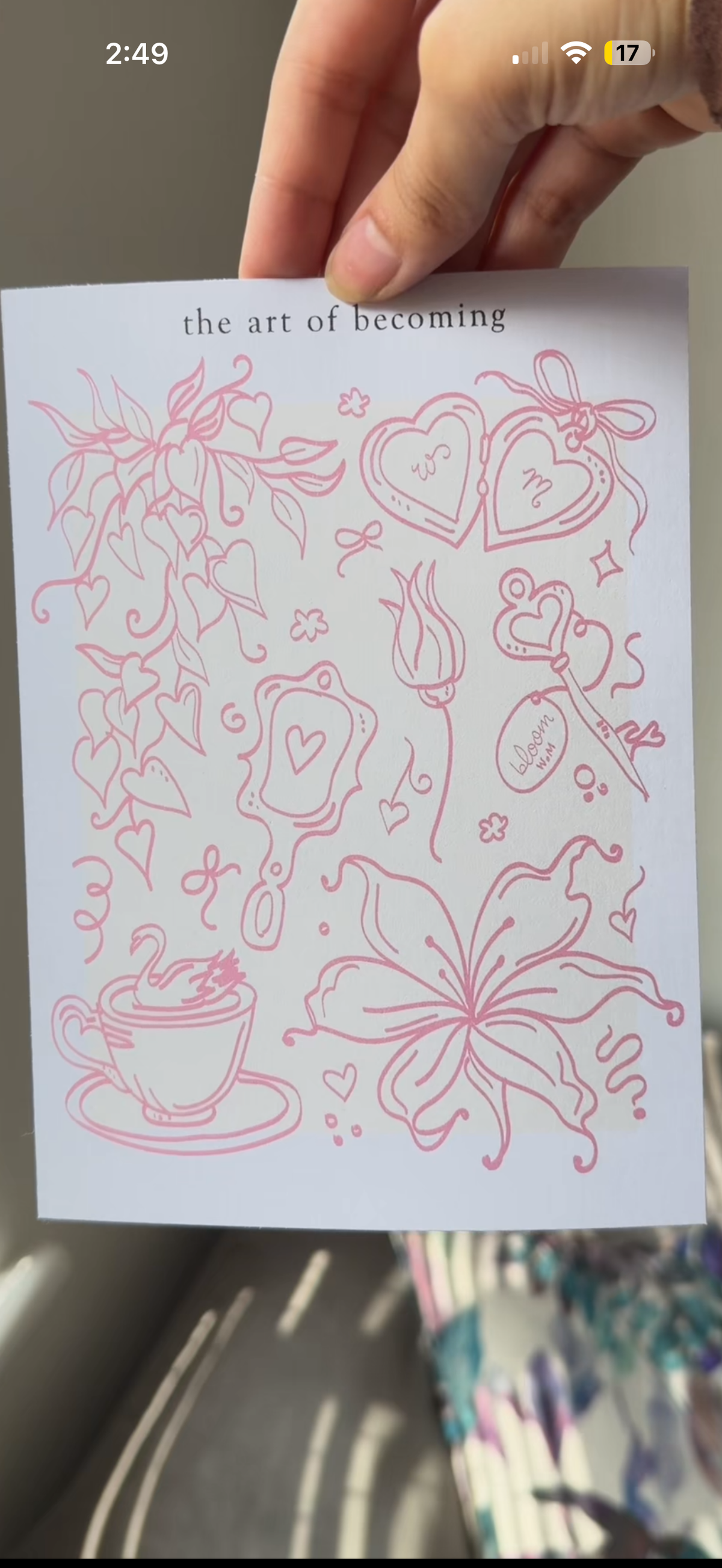 August whisper mail - the art of becoming