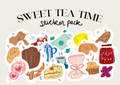Sweet Tea Time Sticker Pack